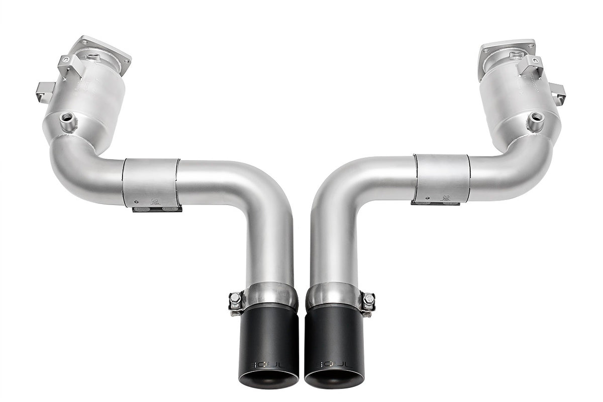 Porsche 991.2 Carrera (with PSE) SOUL Trackback Turbo Back Exhaust