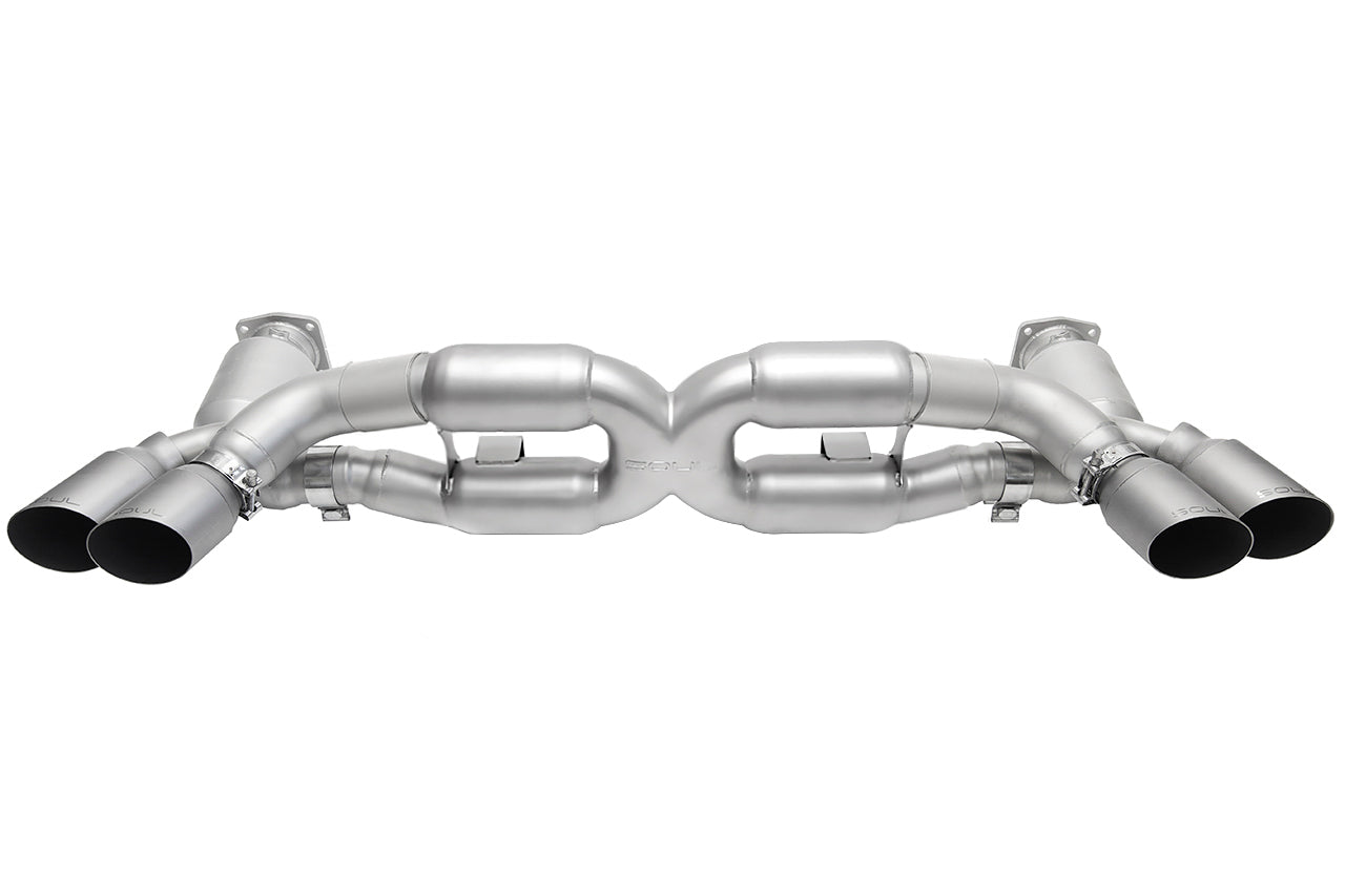 Porsche 991 Turbo SOUL Sport X-Pipe Exhaust System