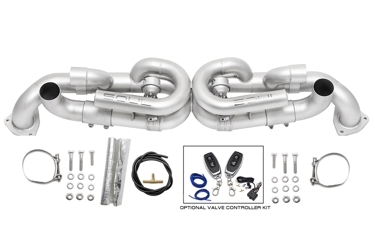Porsche 991.1 Base with PSE / S / GTS Carrera SOUL Valved Performance Exhaust System