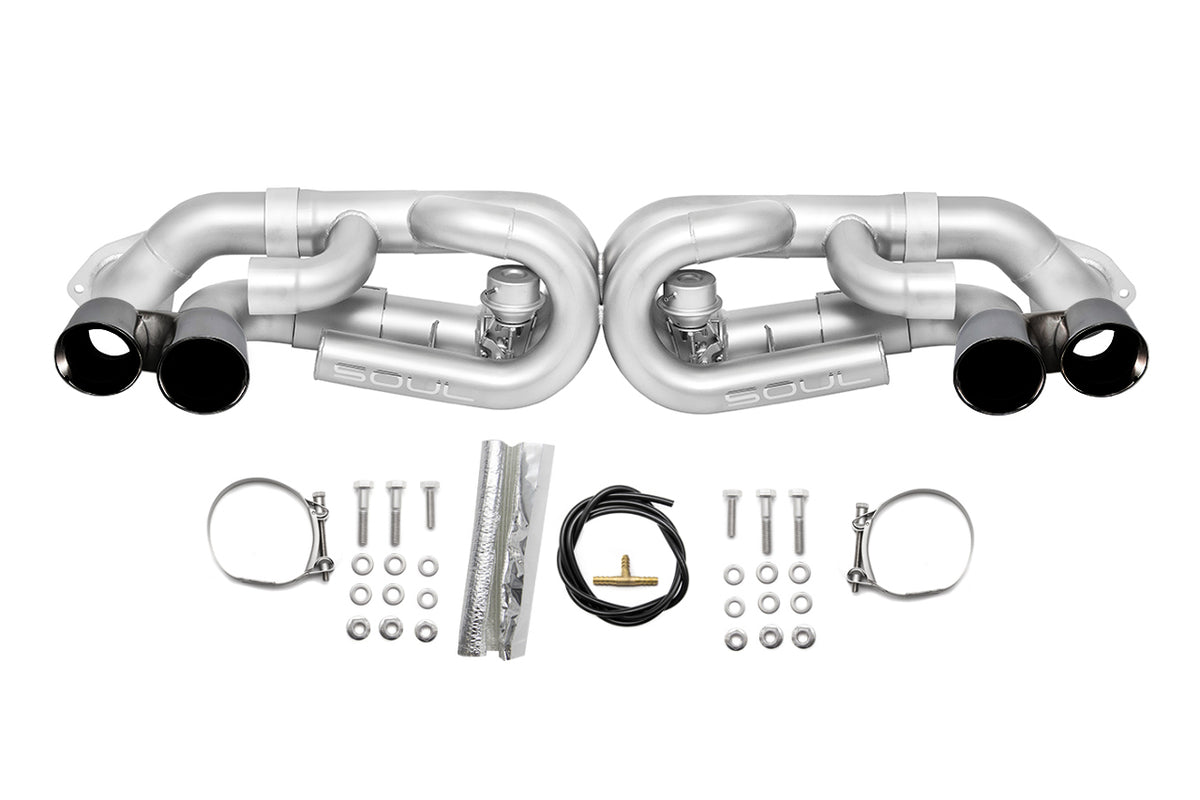 Porsche 991.1 Base with PSE / S / GTS Carrera SOUL Valved Performance Exhaust System