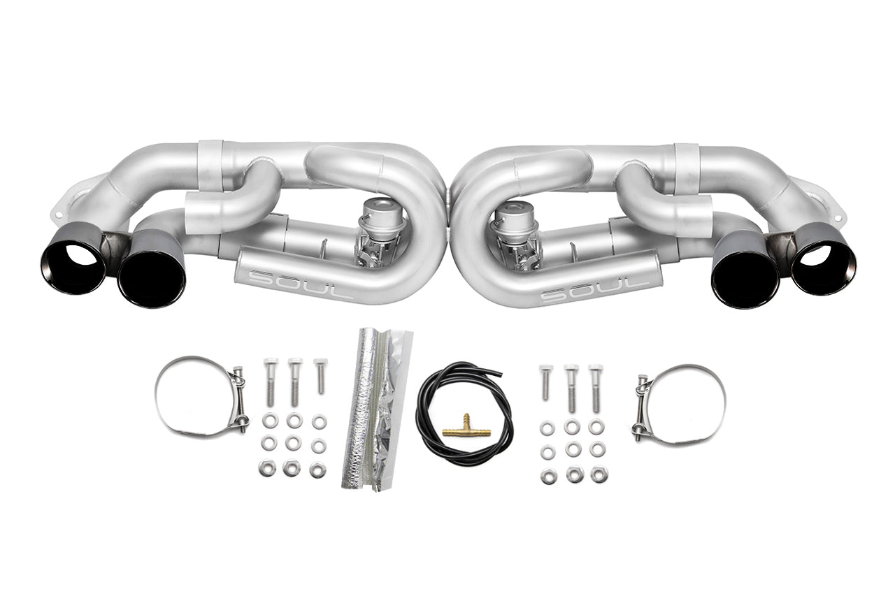 Porsche 991.1 Base with PSE / S / GTS Carrera SOUL Valved Performance Exhaust System