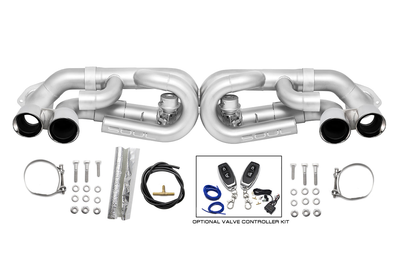 Porsche 991.1 Base with PSE / S / GTS Carrera SOUL Valved Performance Exhaust System
