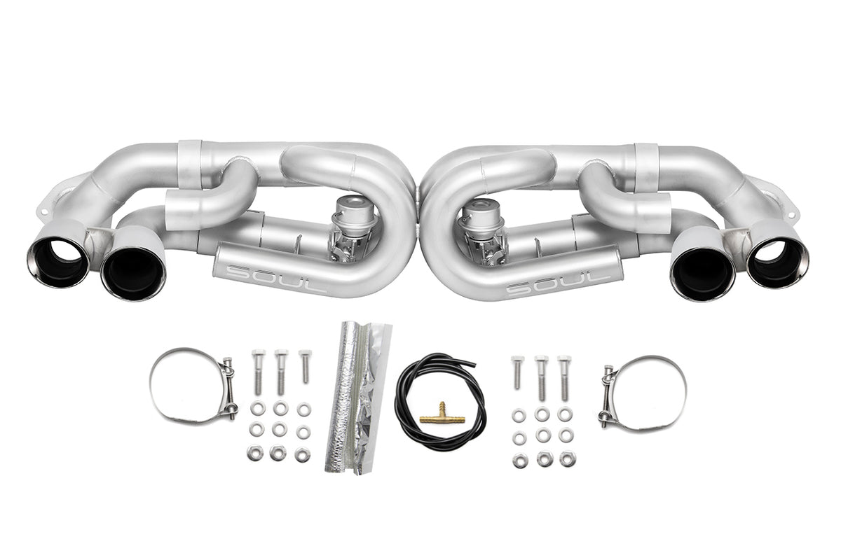 Porsche 991.1 Base with PSE / S / GTS Carrera SOUL Valved Performance Exhaust System
