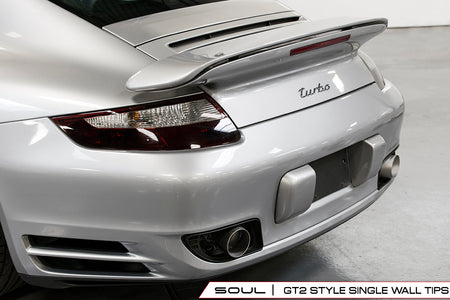 Soul-Performance-Products-997-Turbo-Competition-X-Pipe-Exhaust-System-GT2-Style-Single-Wall-Tips-Detail-Side