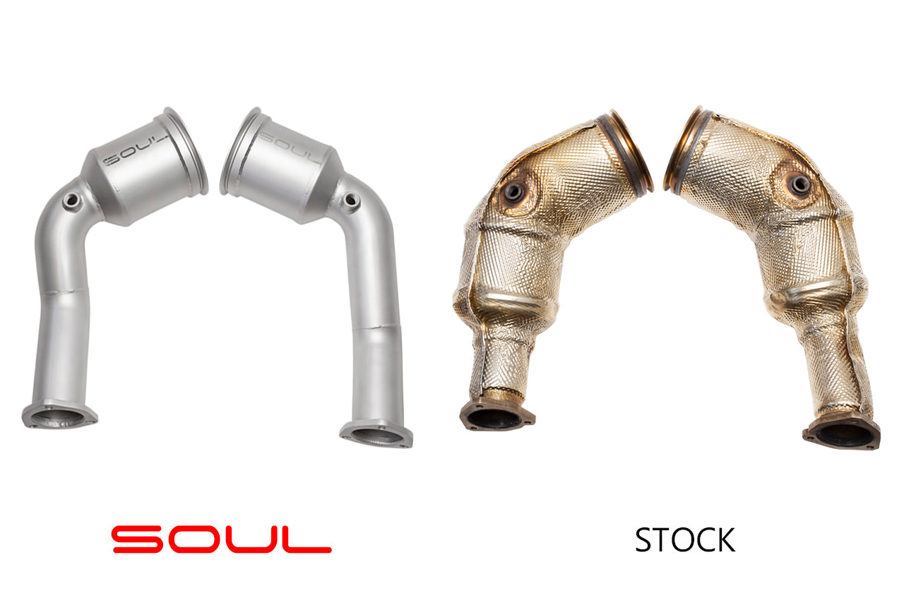 Soul-Performance-Products-Audi-C8-RS6-Cat-Bypass-Pipes-Comparison