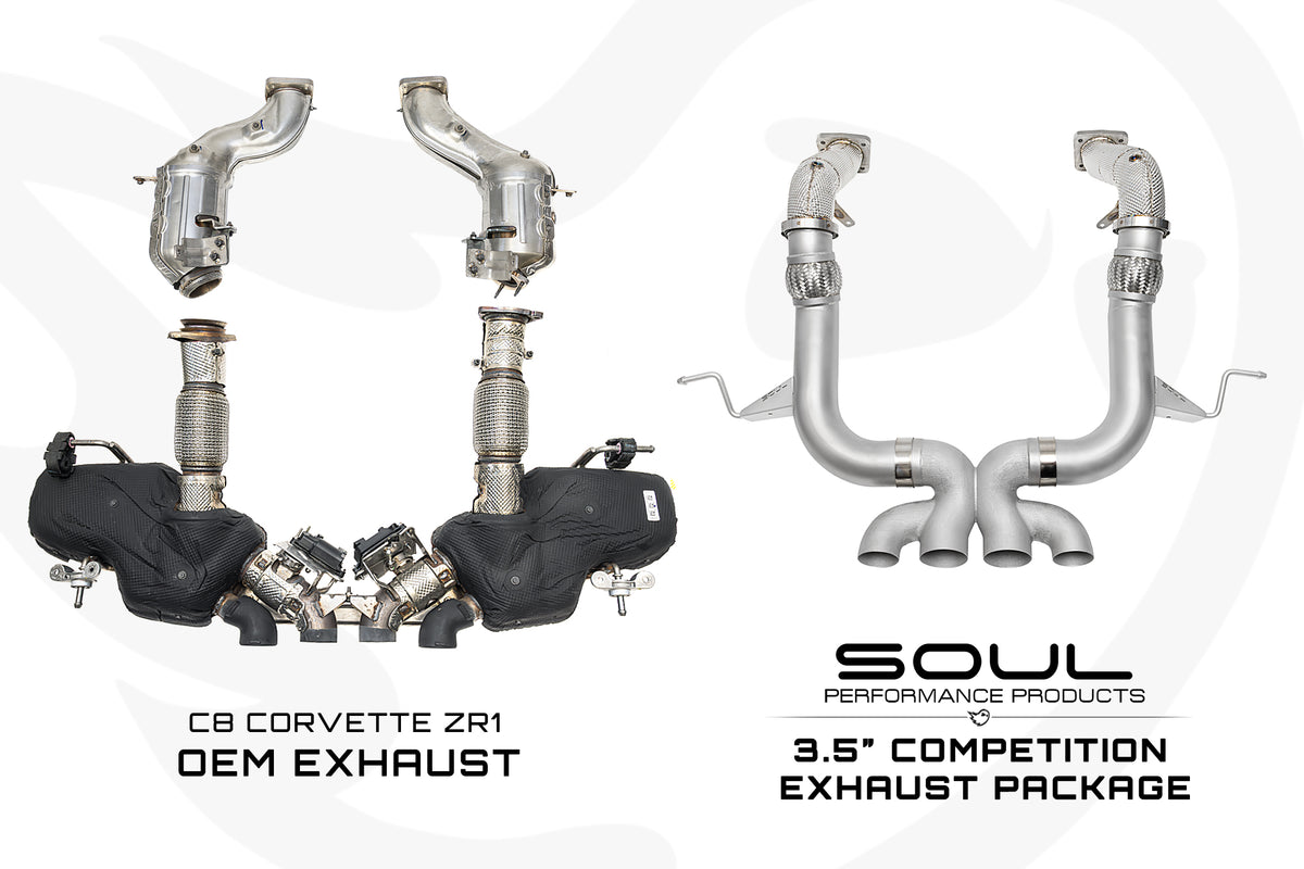 Chevrolet C8 ZR1 / ZR1X SOUL 3.5′′ Competition Exhaust Package