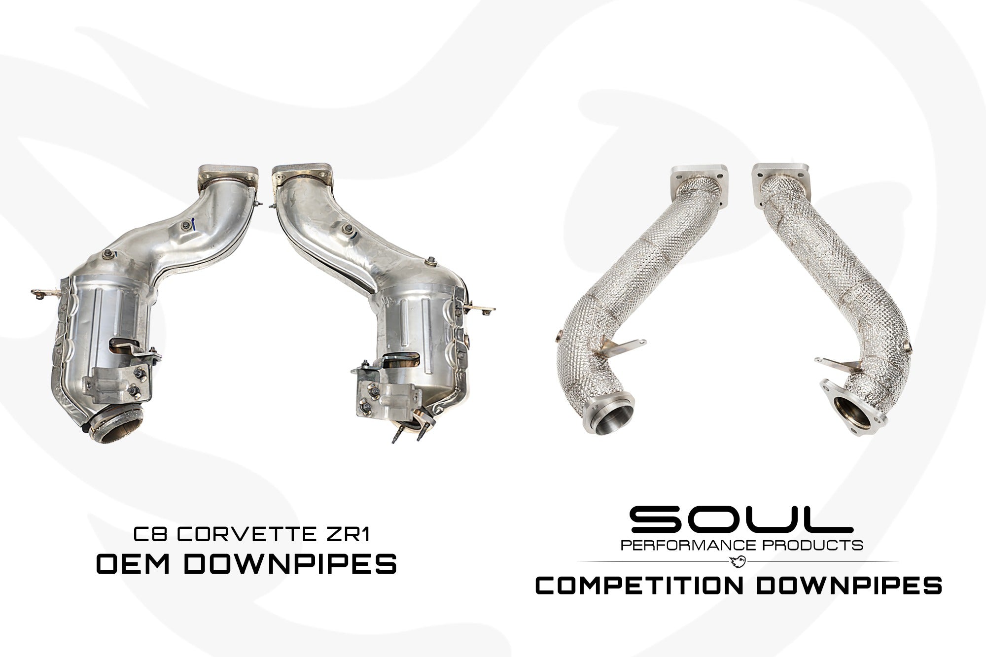 Chevrolet C8 ZR1 / ZR1X SOUL Competition Downpipes