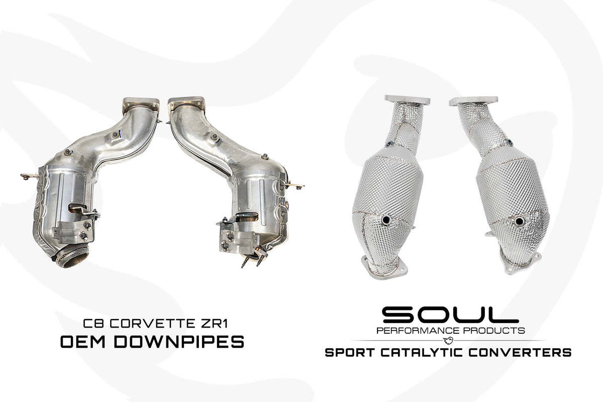 Chevrolet C8 ZR1 / ZR1X SOUL Sport Catalytic Converters