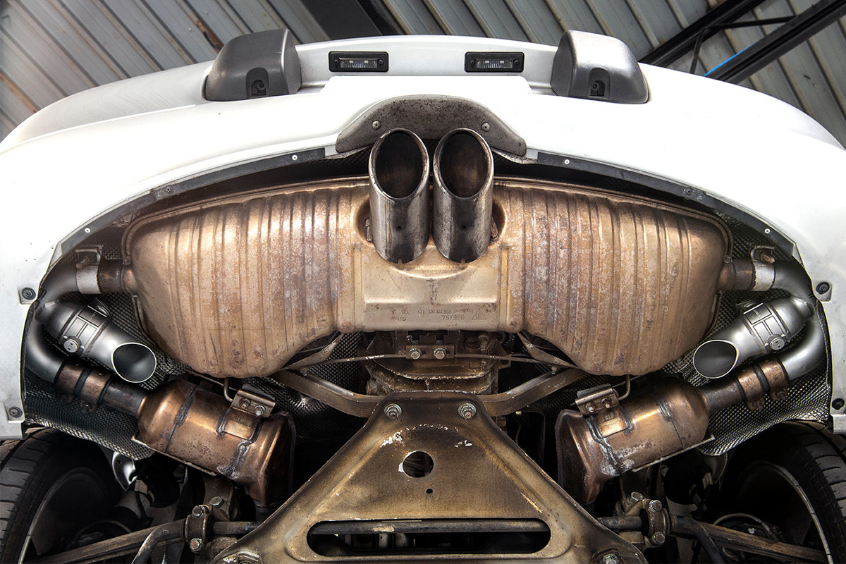 Soul-Performance-Products-Porsche-986-Boxster-Cayman-Valved-Muffler-Bypass-Conversion-Installed