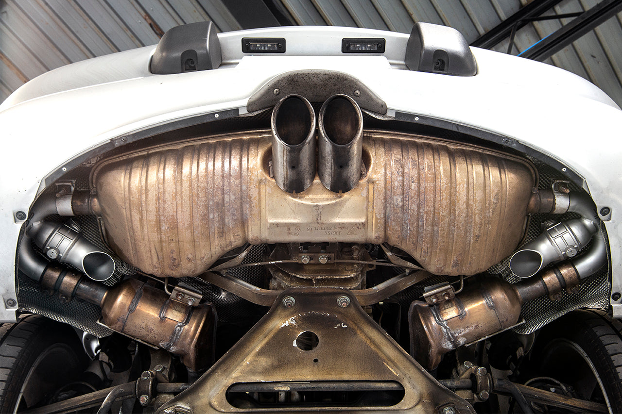 Soul-Performance-Products-Porsche-986-Boxster-Cayman-Valved-Muffler-Bypass-Conversion-Installed