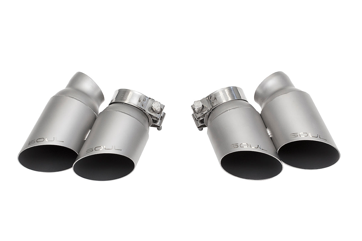 Porsche 991 Turbo SOUL Bolt On Exhaust Tips