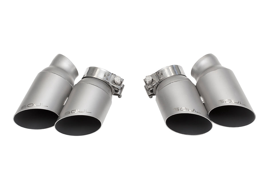 Porsche 991 Turbo SOUL Bolt On Exhaust Tips