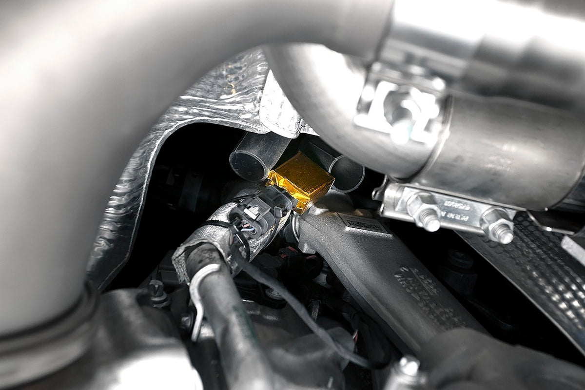 Soul-Performance-Products-Porsche-992-GT3-Valve-Delete-Modules-Installed