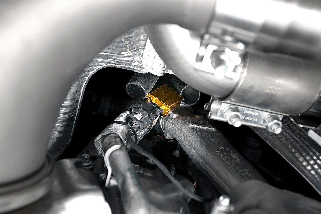 Soul-Performance-Products-Porsche-992-GT3-Valve-Delete-Modules-Installed