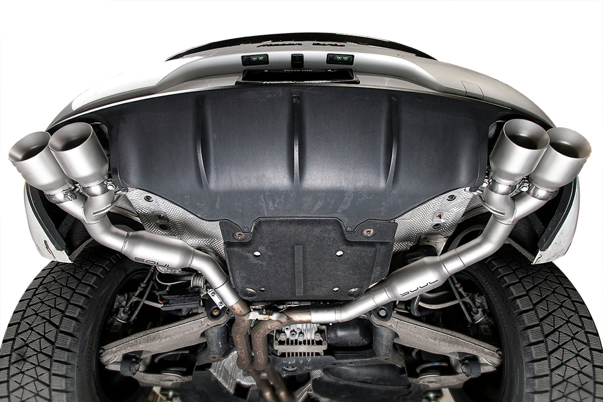 Soul-Performance-Products-Porsche-Macan-S-GTS-Turbo-Resonated-Muffler-Bypass-Exhaust-Installed