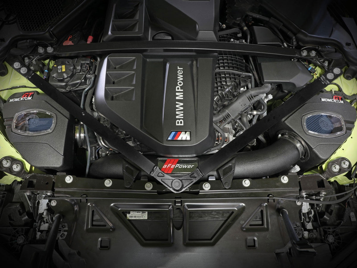 aFe POWER 50-70083R Momentum GT intake installed on a BMW S58 engine