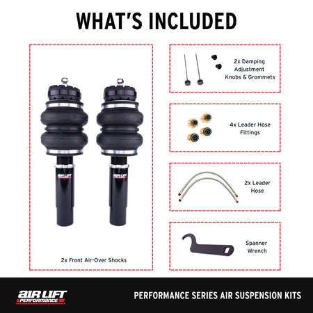 Air Lift Performance Front Air Suspension Kit for Audi B8/B8.5 (76005) official product image 3