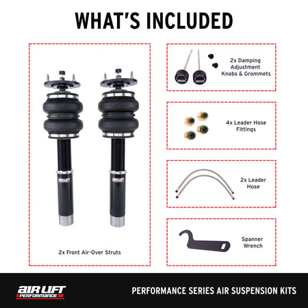Air Lift Performance Front Air Suspension Kit for BMW E30 (76030) official product image 3