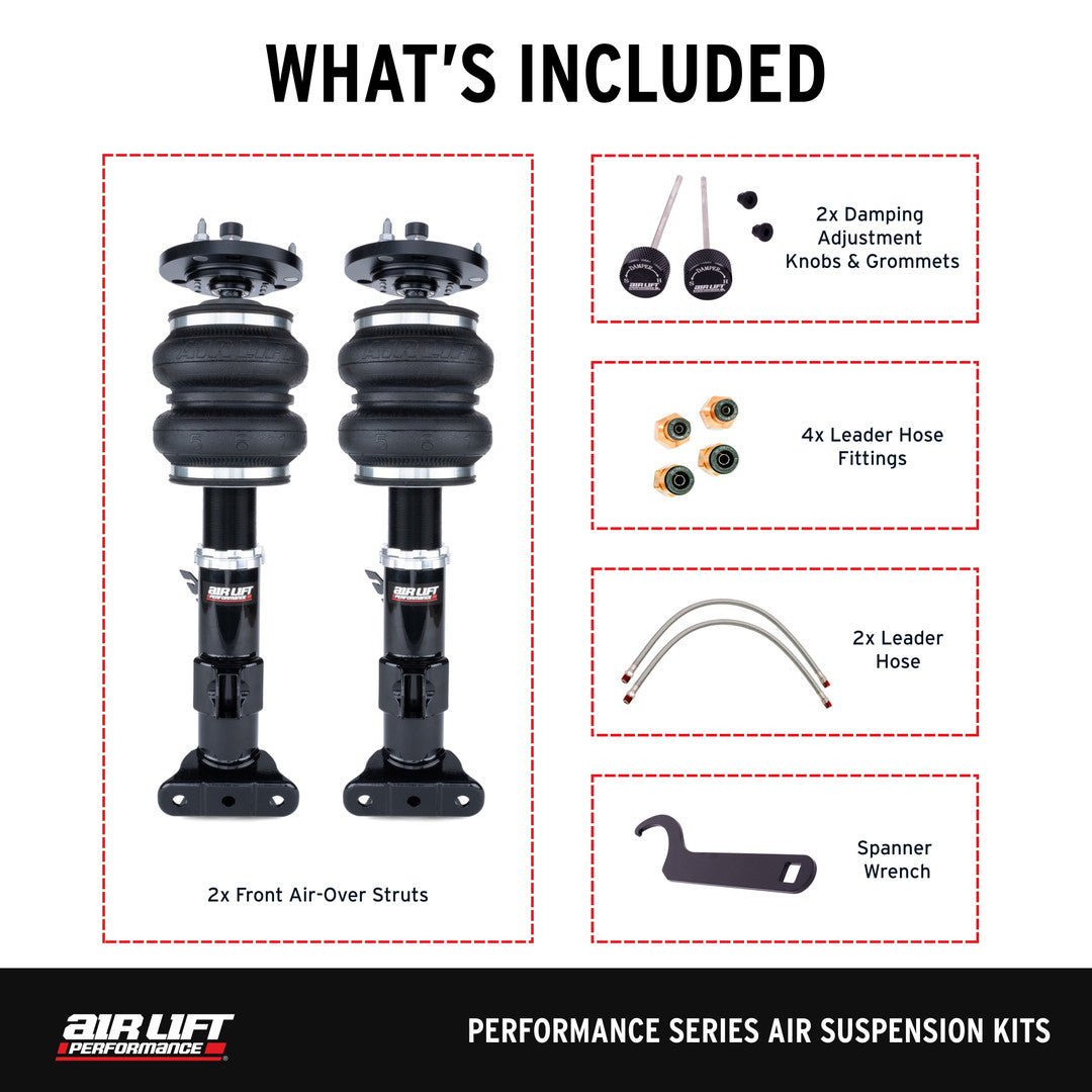 Air Lift Performance Front Air Suspension Kit for BMW E36 Compact and Z3 (76036) official product image 3