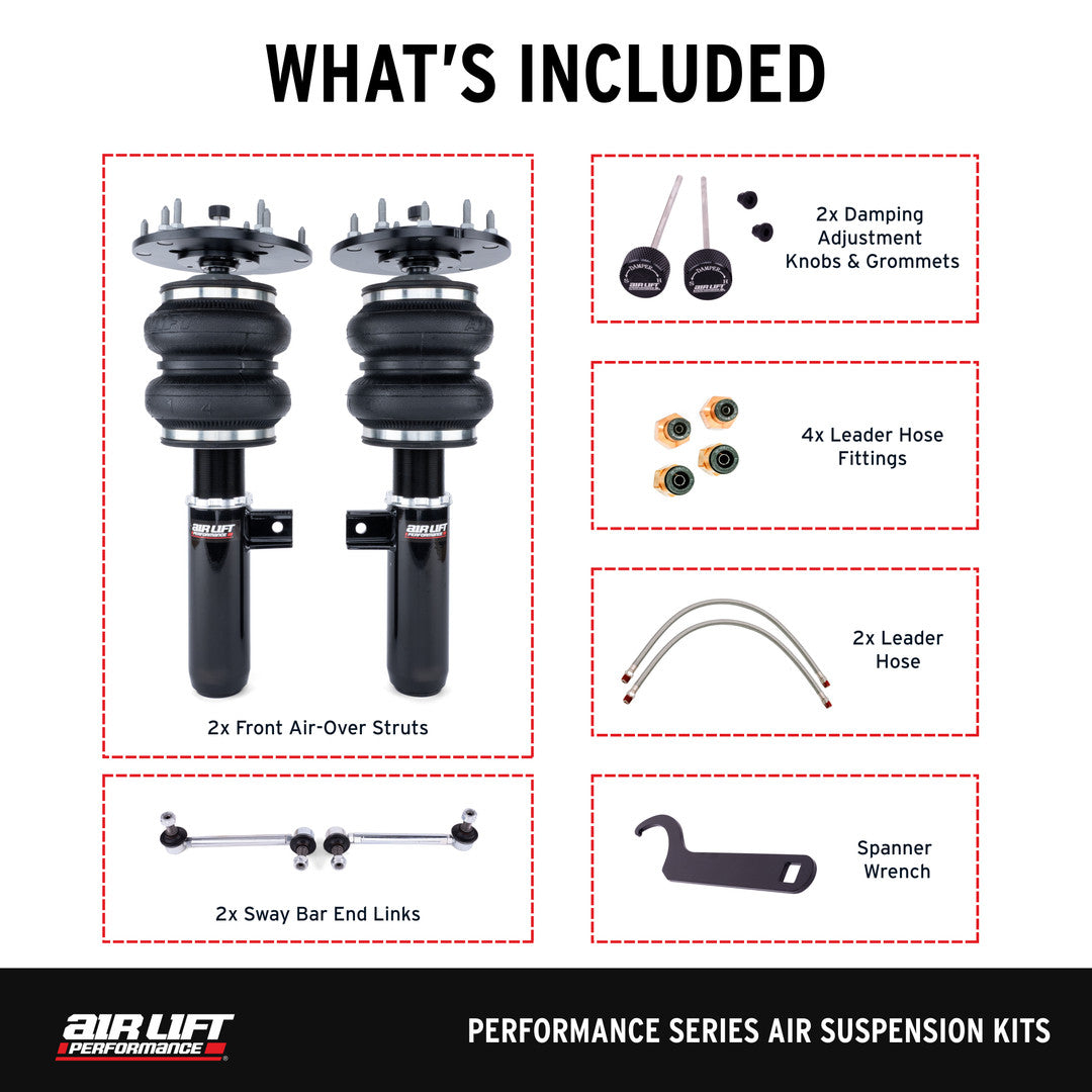 Air Lift Performance Front Air Suspension Kit for BMW F80 M3 and F82 M4 (76041) official product image 3