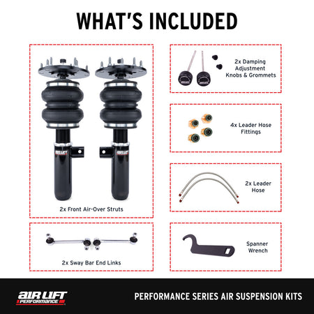 Air Lift Performance Front Air Suspension Kit for BMW F80 M3 and F82 M4 (76041) official product image 3