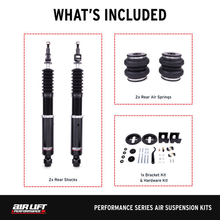 Air Lift Performance Rear Air Suspension Kit for Audi 8P/8J and Volkswagen MK5/MK6 (76502) official product image 3