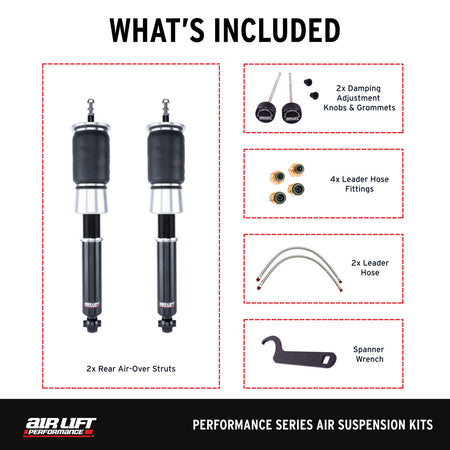 Air Lift Performance Rear Air Suspension Kit for Volkswagen MK2/MK3 (76520) official product image 3