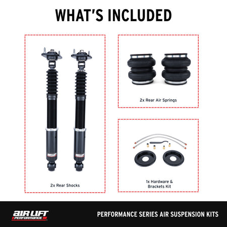 Air Lift Performance Rear Air Suspension Kit for BMW E36 Compact and Z3 (76536) official product image 3
