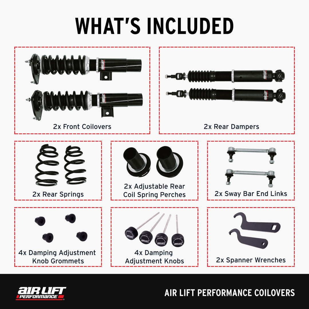 Air Lift Performance Coilover Kit for Audi 8P/8J and Volkswagen MK5/MK6 (79002) official product image 3