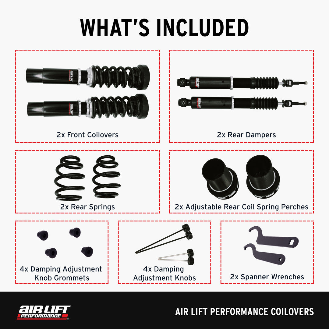 Air Lift Performance Coilover Kit for Audi B8/B8.5 (79005) official product image 3