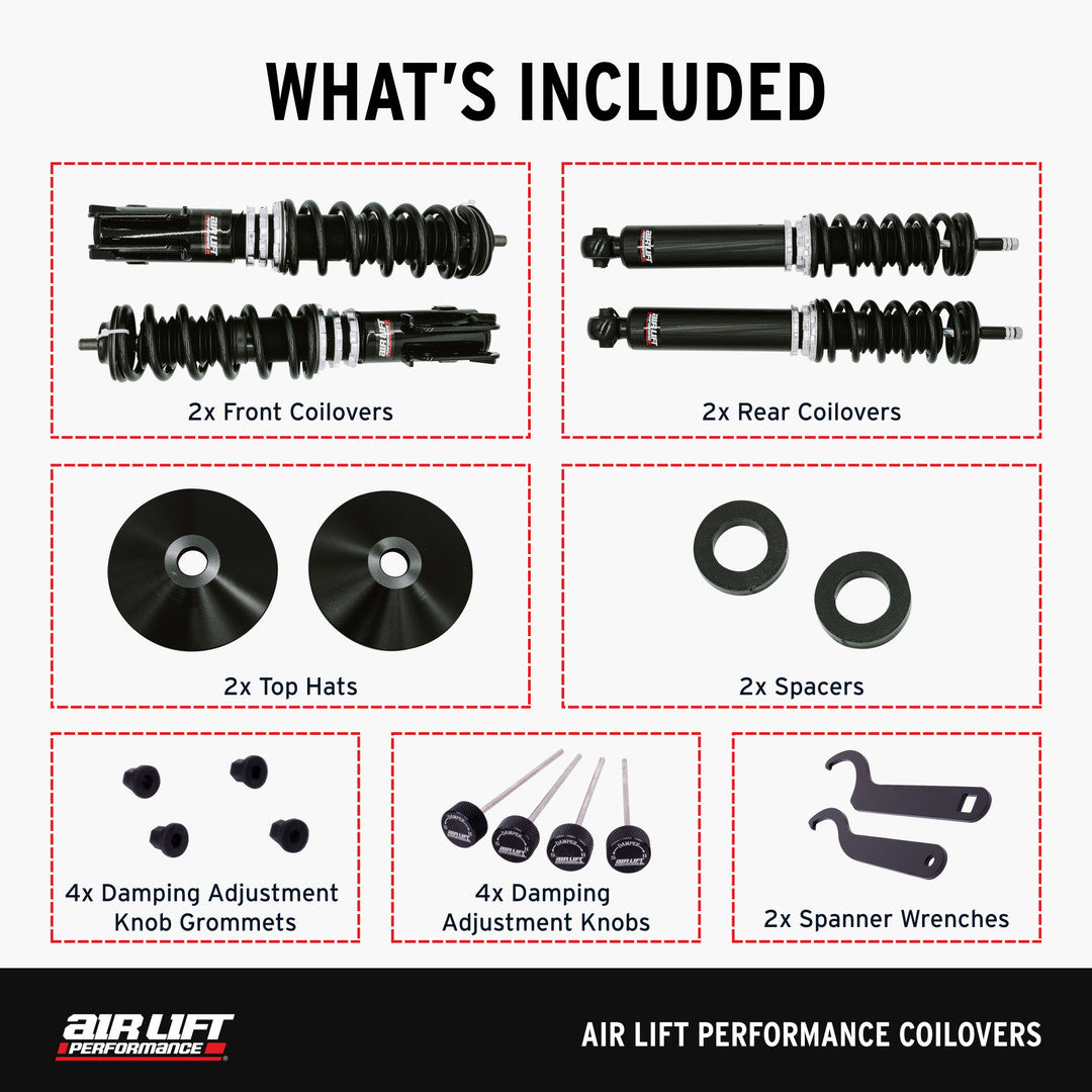 Air Lift Performance Coilover Kit for Volkswagen MK2/MK3 (79022) official product image 3