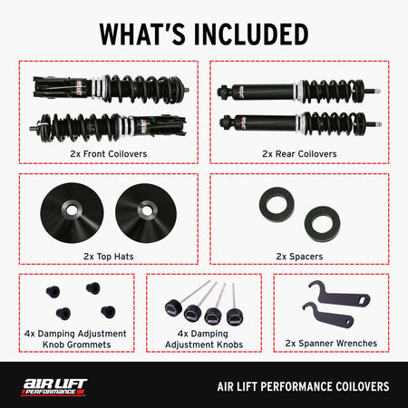 Air Lift Performance Coilover Kit for Volkswagen MK2/MK3 (79022) official product image 3