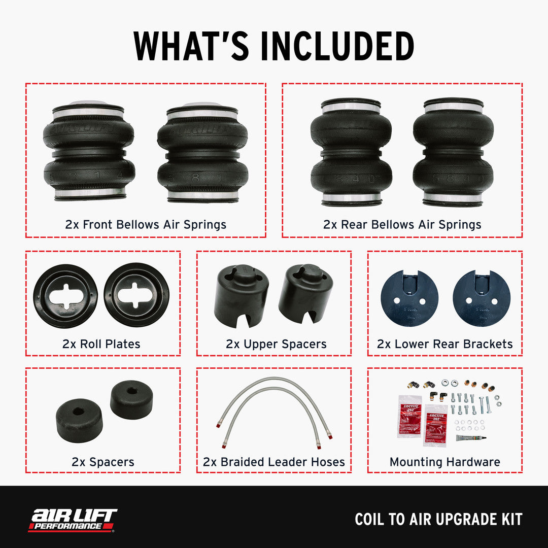 Air Lift Performance Coil to Air Upgrade Kit for BMW Z4 G29 and Toyota GR Supra (83012) official product image 3