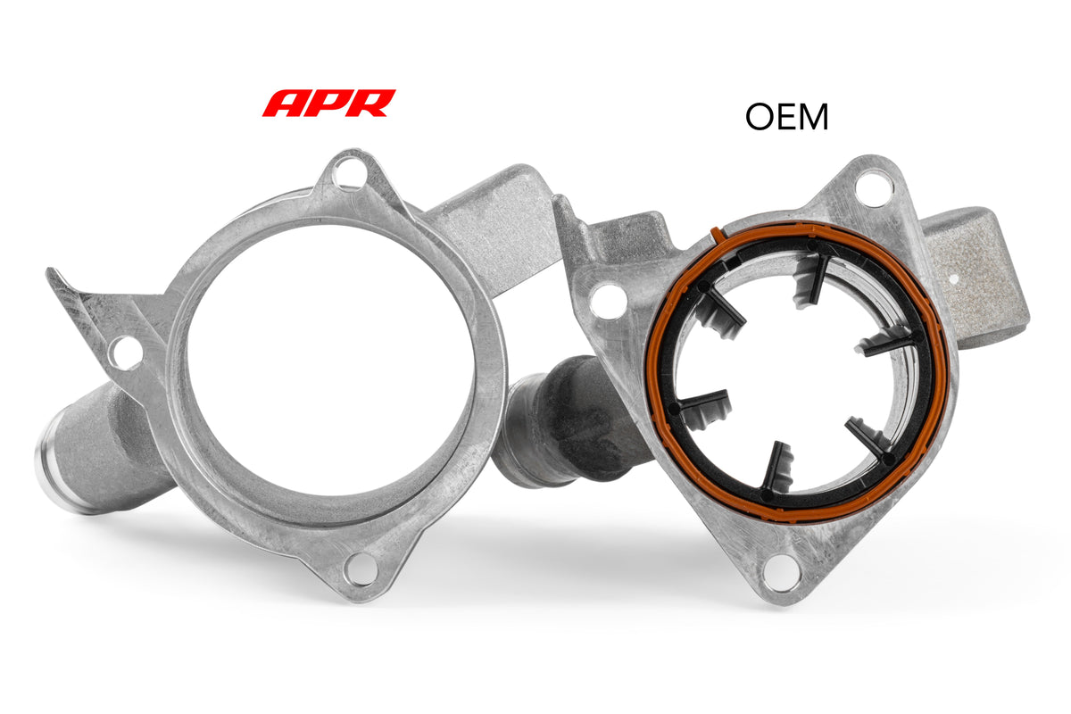 APR CI100050 carbon fiber intake installed in an Audi C8 RS6 engine bay