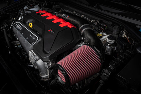 APR open intake installed in an Audi RS3 8V engine bay