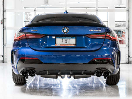 AWE exhaust suite installed on BMW G20 M340i
