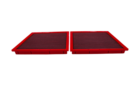 Side profile of BMC FB01075 washable air filter pair