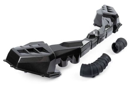 Dinan D760-0063 gloss carbon fiber cold air intake for BMW M2 M3 and M4 view 1