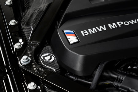 Dinan D760-0063 gloss carbon fiber cold air intake for BMW M2 M3 and M4 view 2