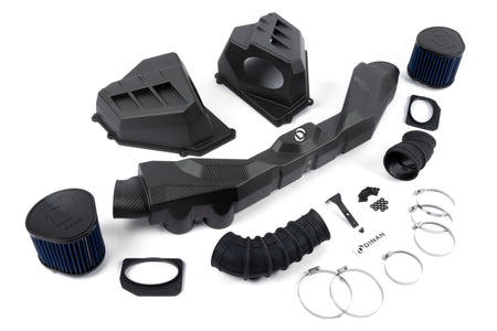 Dinan D760-0063-B matte carbon fiber cold air intake for BMW M2 M3 and M4 view 2