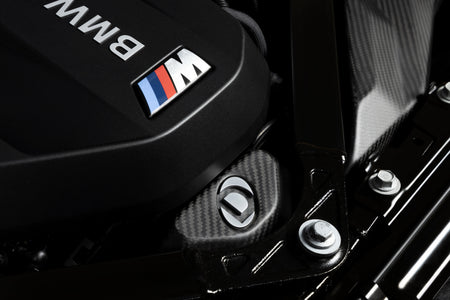Dinan D760-0063-B matte carbon fiber cold air intake for BMW M2 M3 and M4 view 3