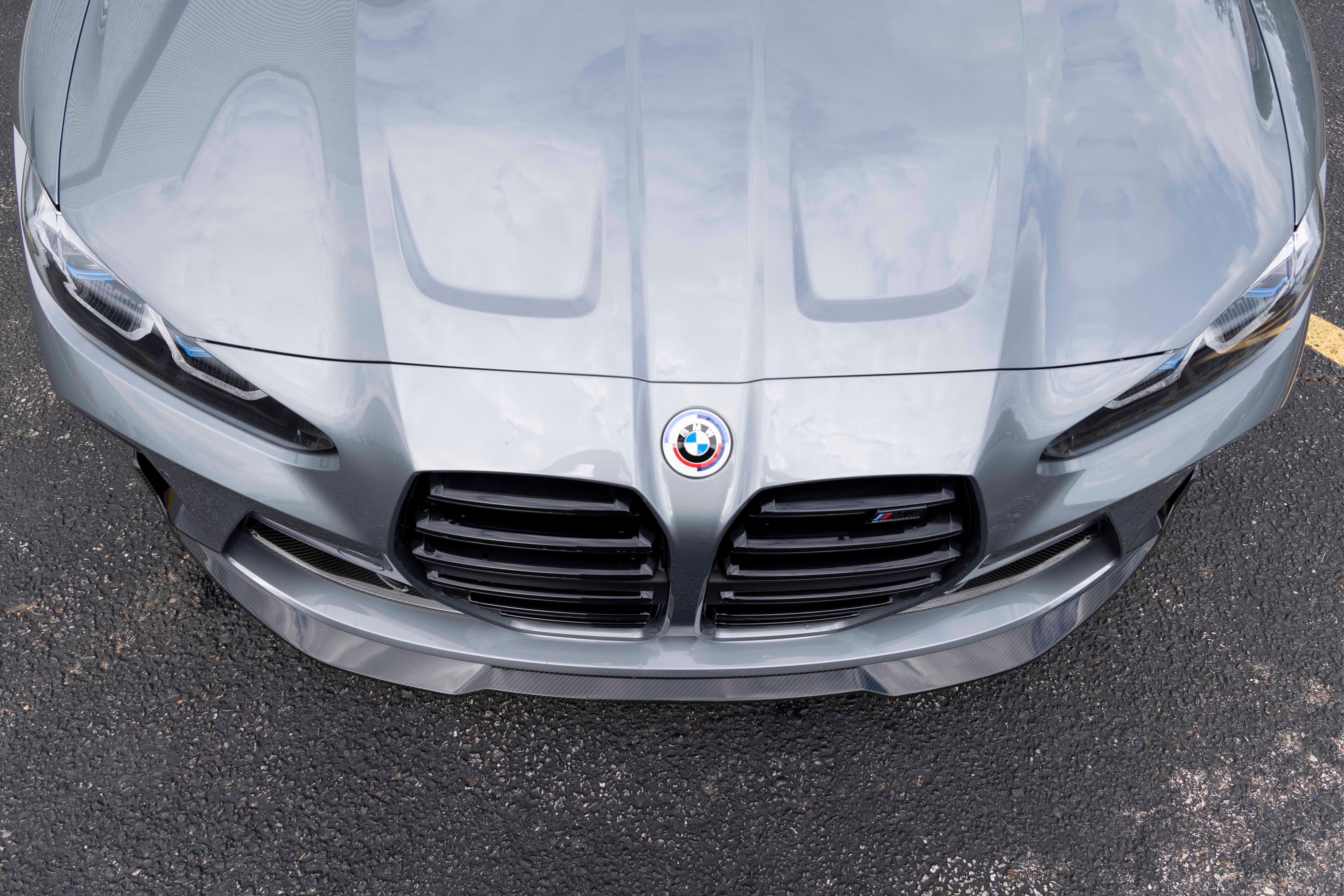 Dinan D980-0029 carbon fiber front lip for BMW G80 M3 and G82 G83 M4 view 1