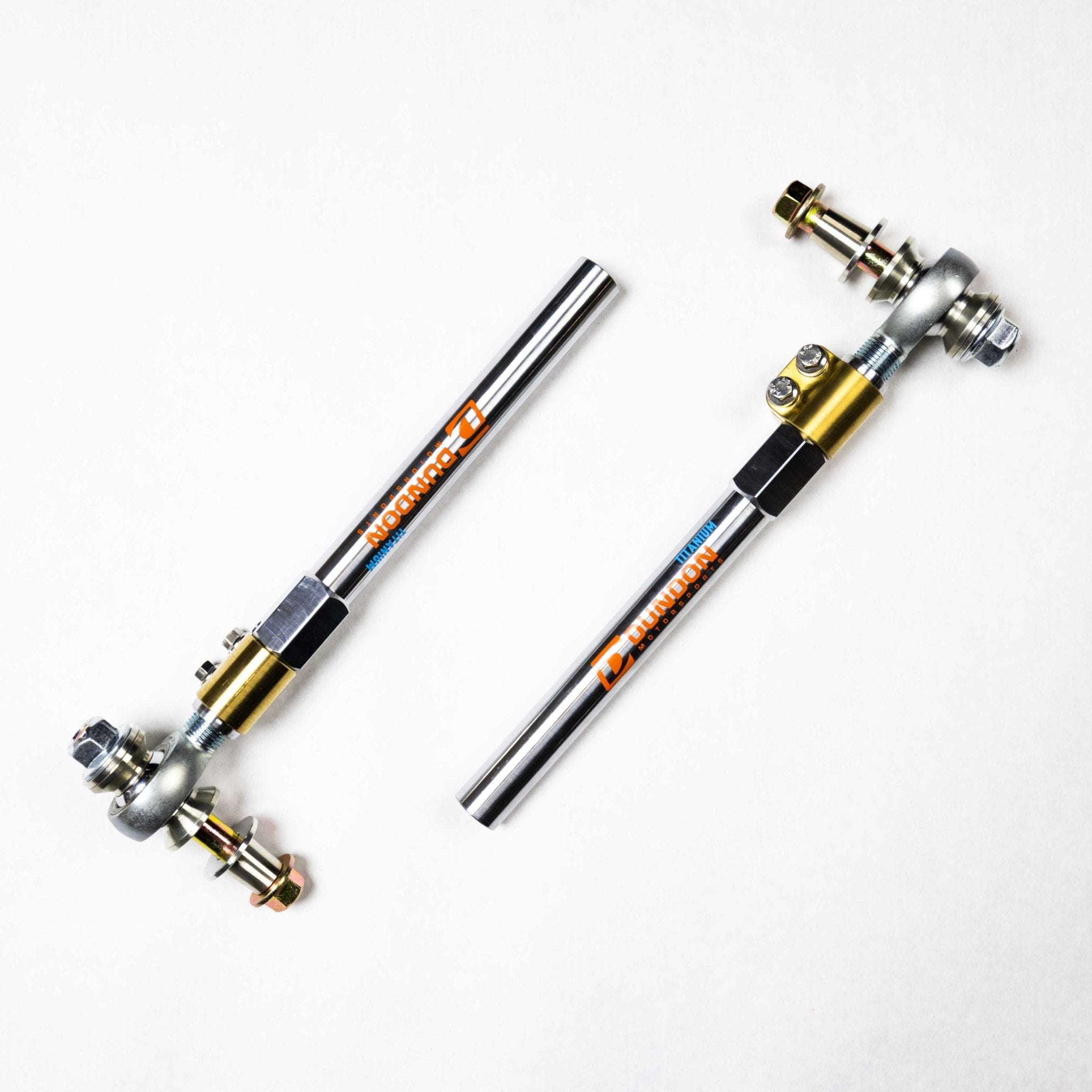 Dundon Motorsports Extended Length Titanium Tie Rod End Set