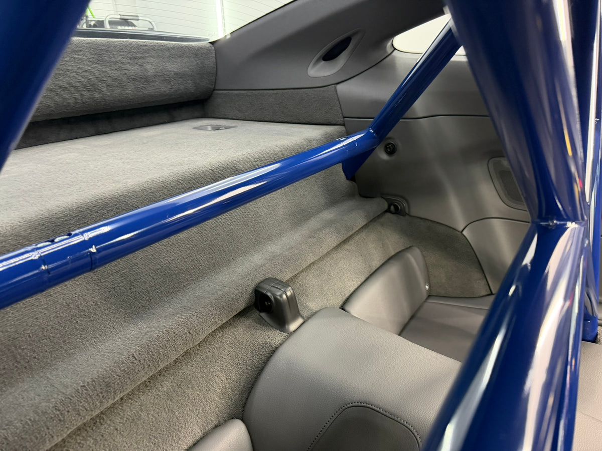 CMS Performance Porsche 992 roll bar rear mounting detail