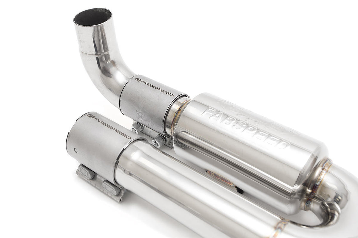 Fabspeed Porsche 991.2 Carrera Center Muffler Bypass X Pipe for Standard Exhaust product image 4