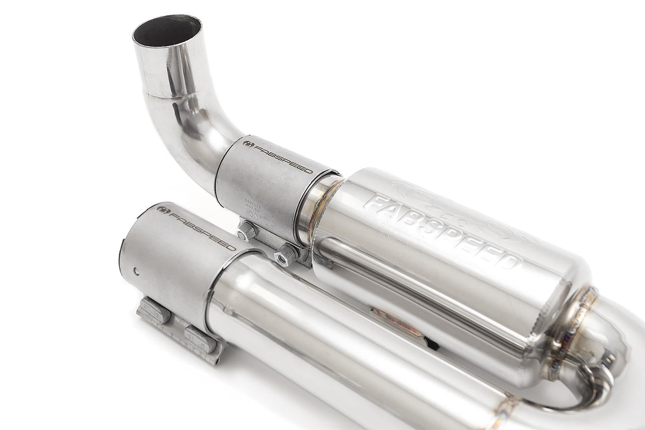 Fabspeed Porsche 991.2 Carrera Center Muffler Bypass X Pipe for Standard Exhaust product image 4