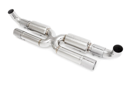Fabspeed Porsche 991.2 Carrera Center Muffler Bypass X Pipe for Standard Exhaust product image 7