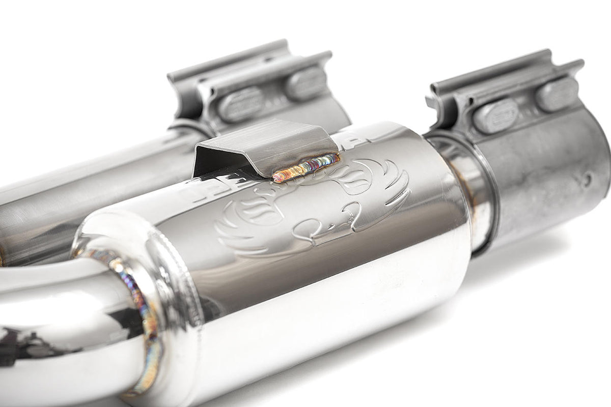 Fabspeed Porsche 991.2 Carrera Center Muffler Bypass X Pipe for Standard Exhaust product image 8