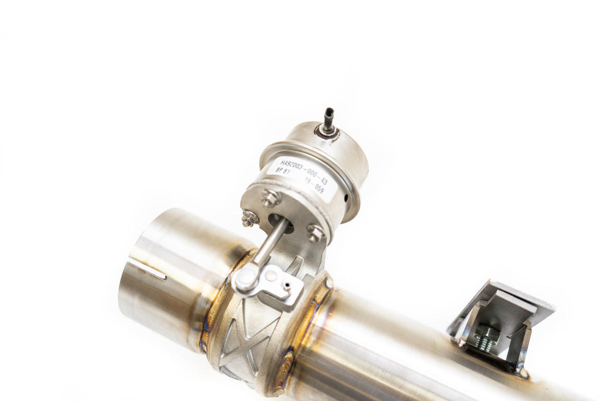 Fabspeed Porsche 991.2 Carrera PSE Valved Center Muffler Bypass X Pipe product image 3