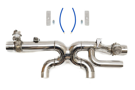 Fabspeed Porsche 991.2 Carrera PSE Valved Center Muffler Bypass X Pipe product image 4
